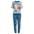 thumbnail image 7 of Peanuts Short Sleeve Round Neck Printed Pajamas (Women's) 2 Piece Set, 7 of 7