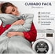 thumbnail image 4 of Juego De Sábanas Matrimonial De Satín Lujosas Modelo Plateado, 4 of 4