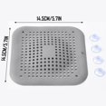 thumbnail image 3 of (Gray) Drain Protector Filter, Kitchen Sink Filter, Silicone Drain Protector, Silicone Hair Filter, for Sinks, Bathrooms, Kitchens, 3 of 5