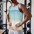 thumbnail image 5 of Salouo Starfish in Beach for Men's Tank Tops,Sleeveless Muscle Shirts for Men Quick Dry Workout Tank Top Gym Muscle Tee Fitness Bodybuilding Sleeveless T Shirt-XX-Large, 5 of 7