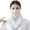 Heart White, variant on SPRING PARK Women Fashion Printed Scarf Women Anti UV Sun Breathable Full Face Veils for Outdoor Cycling
