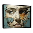thumbnail image 2 of Designart "Forgotten Memories Surrealism Portrait III" Surrealism Floater Framed Wall Art Print, 2 of 7