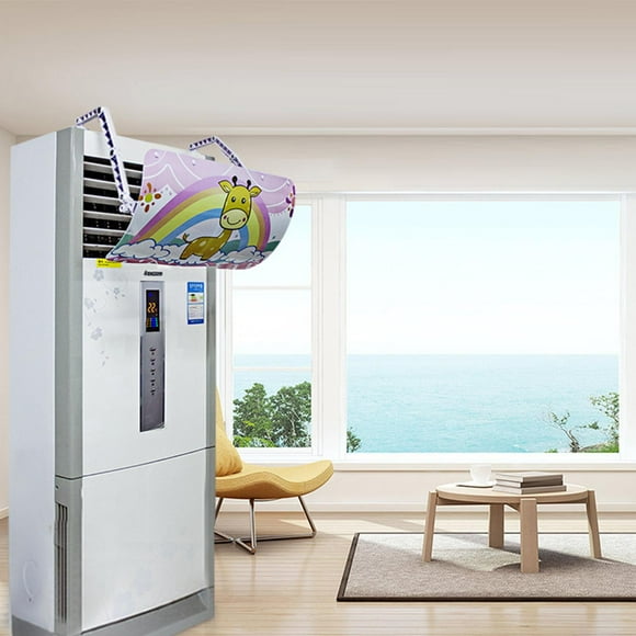 Deflector de aire acondicionado para montaje en / pared, salida de aire, ala para sala de , dormitorio Junta 3 DYNWAVEMX Deflector de aire acondicionado