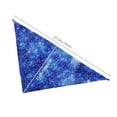 thumbnail image 3 of Naloa Blurred Star Snow Christmas Dog Bandanas 1PC Washable Triangle Dog Scarfs Premium Durable Fabric, for Small Medium Large Dogs and Cats, 3 of 6