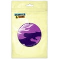 thumbnail image 1 of Purple Camouflage Army Soldier Pinback Button Pin Badge, 1 of 2