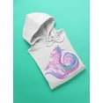 thumbnail image 3 of Zodiac Sign Capricorn Design Hoodie Women -Image by Shutterstock, Female XX-Large, 3 of 4