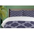 thumbnail image 4 of Ambesonne Bohemian Vintage Duvet Cover Sets, Floral Orient Art, 2-Queen, Indigo Quartz Ceil Blue, 4 of 7