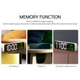 Battery Operated Atomic Clock with Auto , Digital Wall Clock/Digital