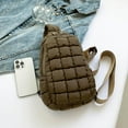 thumbnail image 4 of Municipal Puffer Quilted Sling Bag Puffy Crossbody Purse for Women Puffer Fanny Pack Quilted Chest Bag Puffy Waist Bag, 4 of 6