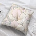 thumbnail image 4 of Vintage Texture Flower Cute Illustration Pink Art Flower Pillow Covers Pillowcases Home Decor Bed Couch Sofa Office Living Room Cushion 20x20Inch, WLJ6699, 4 of 6