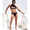 thumbnail image 2 of JOCKMAIL Mens Harness Costume for Men Men's Harness Elastic Shoulder Strap Mens Crop Top Chest Muscle Harness Party Vest, 2 of 9