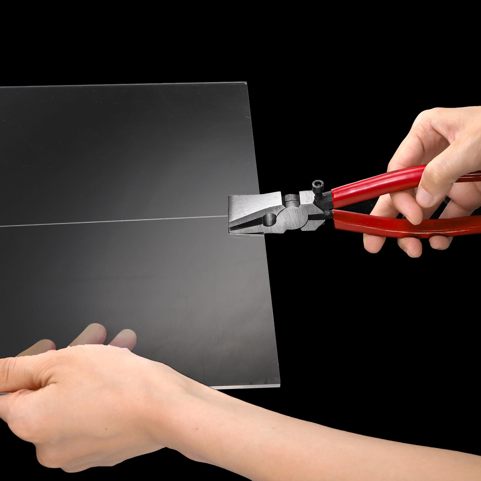 Glasses Cutter with 3 Interchangeable Heads & Auto-Oil for 2-20mm Glasswork