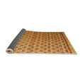 thumbnail image 2 of Ahgly Company Indoor Square Abstract Orange Modern Area Rugs, 7' Square, 2 of 4
