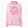thumbnail image 6 of Towmus Womens Sweatshirt Graphic Hoodies Cute Letter Print Drawstring Pullover Casual Long Sleeve Tops with Pocket, 6 of 6
