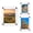 Black, variant on Floating Acrylic Gallery Wall Frame Set with 1" Standoff Hardware, 8" x 10", 11" x 14" & 16" x 20", 3-Piece Set