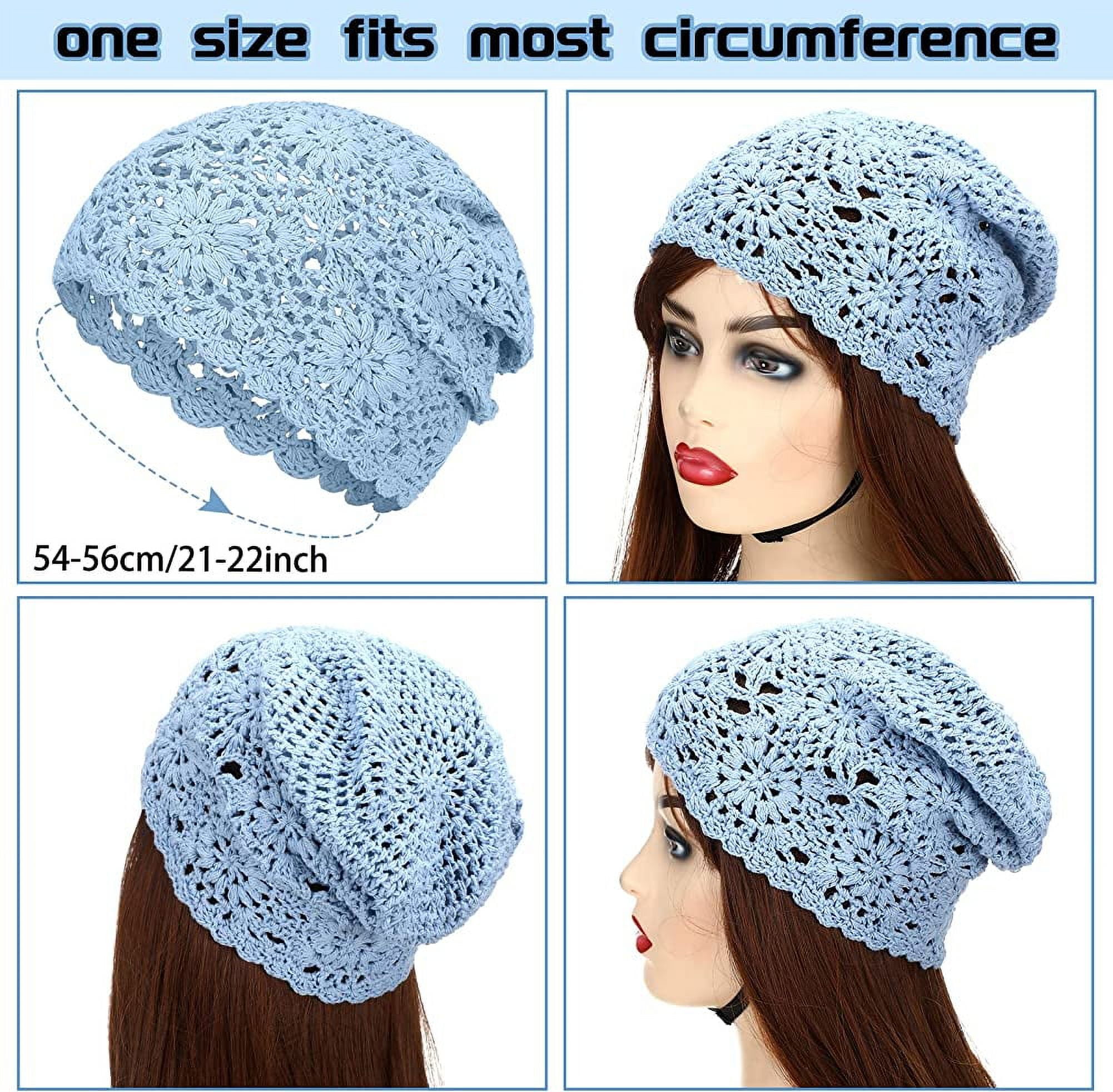 PARKNOTES Beanie Slouchy Knit Skull Cap Warm Hats Axolotl and sea