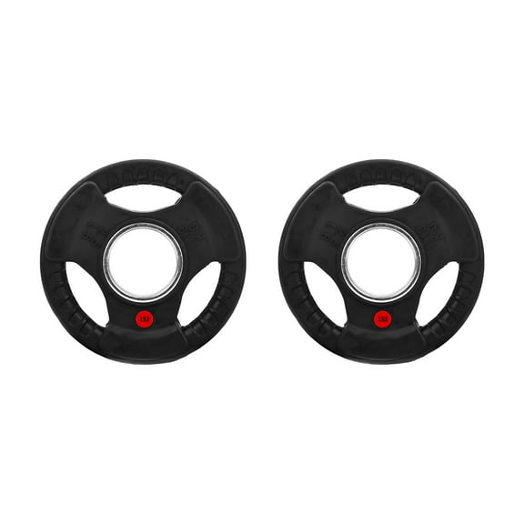 FlexWave 2-Inch Olympic Cast Iron Weight Plates,Multiple Sizes & Set Options, for Strength Training & Weightlifting