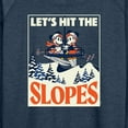 thumbnail image 3 of Disney - Lets Hit The Slopes - Women's Lightweight French Terry Long Sleeve Shirt, 3 of 5