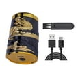 thumbnail image 3 of Mini maquinilla de afeitar eléctrica para hombres recortadora de barba Facial húmeda y seca Negro jinwen, 3 of 8