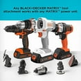 thumbnail image 5 of BLACK+DECKER 20V MAX* Matrix Cordless Combo Kit, 6-Tool, White And Orange, (BDCDMT1206KITWC), 5 of 72