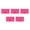 Rose Pink, variant on NFTIGB 5Pcs 180 Degree Rotating 3-Way Travel Plug Adapter and Multi-Outlet Power Converter, 110-240V Wireless 3 Outlet Grounded Wall Tap Adapter Splitter for Home Office Travel, Rose Pink
