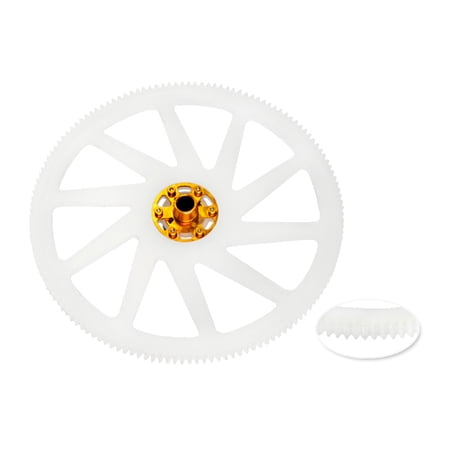 Microheli CNC Delrin Main Gear w/ Aluminum Hub set (GOLD) - BLADE 230S / 230S V2