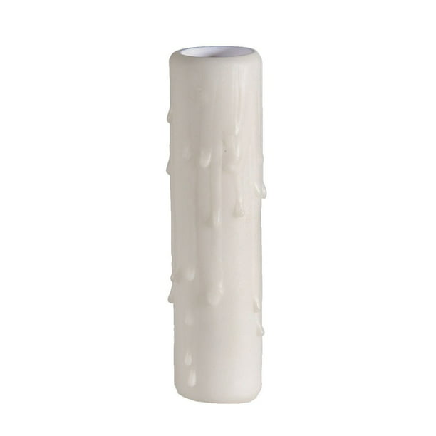 4 Ht Ivory Poly Candle Cover, 3 Candle Covers For Chandeliers