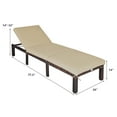 thumbnail image 2 of Gymax Patio Rattan Chaise Lounge Chair Recliner Outdoor w/ 6 Positions Cushion, 2 of 9