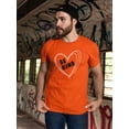 thumbnail image 2 of Smartprints Mens Graphic Tee - Be Kind Heart - Regular Fit 100% Cotton, 2 of 4