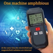 POYIPI EMF Meter, Handheld Portable Radiation Detector, Black
