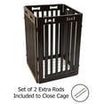 Arf Pets 31.5"H Free Standing Wood Dog Gate, Walk Through Door