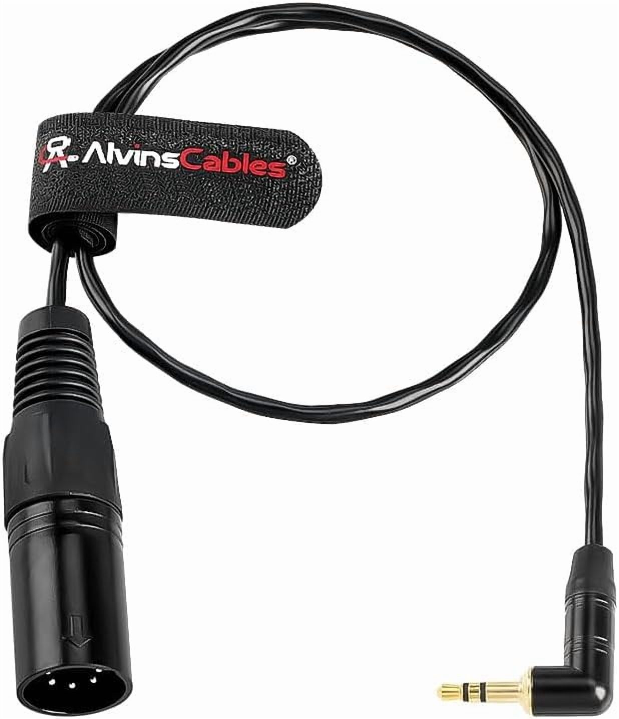 Alvin’s Cables XLR 5 Pin Male to 3.5mm TRS Audio Cable for ARRI Alexa XT SXT Amira, for Sony Venice Camera, 50cm| 20inches