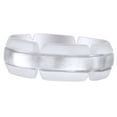 thumbnail image 2 of AFFY 8mm Mens Anniversary Wedding Band Ring In 14k Solid White Gold Ring Size-6, 2 of 3