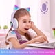 thumbnail image 5 of Auriculares Bluetooth KERHAND para niños con luz LED morada, 5 of 9