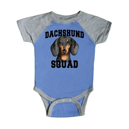 

Inktastic Dog Dachshund Squad Gift Baby Boy or Baby Girl Bodysuit