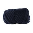thumbnail image 4 of Hilo grueso, hilo voluminoso, longitud de 43,74 yardas, hilo de punto para brazo, hilo Tubular Jumbo para cestas, bufanda, alfombra, almohada, macramé Azul oscuro Macarena Hilo grueso, 4 of 8