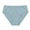 Light Blue, variant on Timegard Cotton Panties for Women Mid Low Waist Comfort Solid Color Briefs Full Coverage Underwear