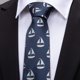 thumbnail image 5 of Set de Corbata Barry.Wang Barco de Vela Seda 8.5 cm x 150 cm, 5 of 7