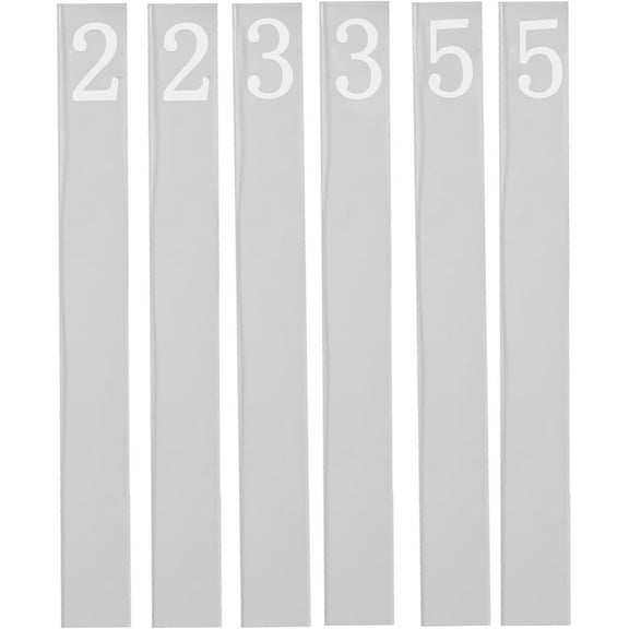 Rolling Pin Guide Sticks Set:Acrylic Non-stick Dough Leveler Ruler,Dough Thickness Measuring Sticks,Rolling Pin Guides for Noodles,Fondant Biscuits,Pies,Dumplings,6pcs