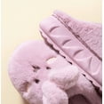 thumbnail image 2 of Plush Slippers for Women - Anti-Slip Indoor House Shoes with Thick Warm Sole for Winter, 2 of 7