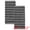 Dark Grey, variant on Unique Bargains Pure Cotton Wavy Stripe Absorbent Soft Hand Towels Beige 29" x 13"