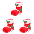 thumbnail image 1 of Zapatos Navideños Mini Regalo Víspera Navidad (M) Rojo, 1 of 3