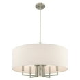 thumbnail image 2 of 42605-91 Livex Lighting Meridian - 6 Light Pendant in Modern Style - 24 Inches wide by 24.5 Inches high-Brushed Nickel Finish    -Traditional, 2 of 10