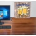 thumbnail image 2 of Creative Motion 22361 Save Water Drink Beer' Graphic Art Print on Wood. Sign with Save Water Drink Beer; Made with MDF Board ; Product Size: 15.75 x 15.75x 0.7, 2 of 7