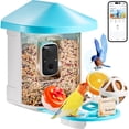 thumbnail image 1 of VEVOR Smart Bird Feeder with Camera 2K HD AI Identify Bird Species Auto Capture, 1 of 9