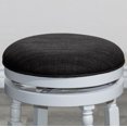 thumbnail image 2 of 30" Bar Stool, White Finish, Charcoal Fabric Seat, 2 of 5