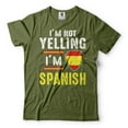 thumbnail image 4 of Funny Spanish Shirt Spanish Joke Tee Shirt Spain Patriotic Shirt Spanish Person Gift Humorous Shirts (3X-Large Navy Blue), 4 of 6