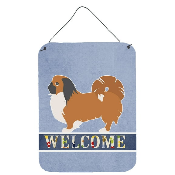 Carolines Treasures BB5542DS1216 Pekingese Welcome Wall or Door Hanging Prints