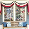 thumbnail image 6 of 6 Sheet Patriotic Window Clings 4th of July Window Decals Retro Style USA Stars Flag Firework Decor for Independence Day Home Party Glass Mirror Decoration, 6 of 7