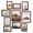 Dark Brown, variant on Meframe 10PACK Wooden Collage Picture Frame Set, Wall and Tabletop Display Photo Frames, Multiple Sizes Including 8x10, 5x7, 4x6, Black